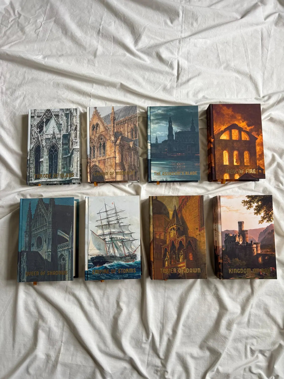 Throne of Glass by Sarah J Maas Special Edition Rebind Hardcover Full Set