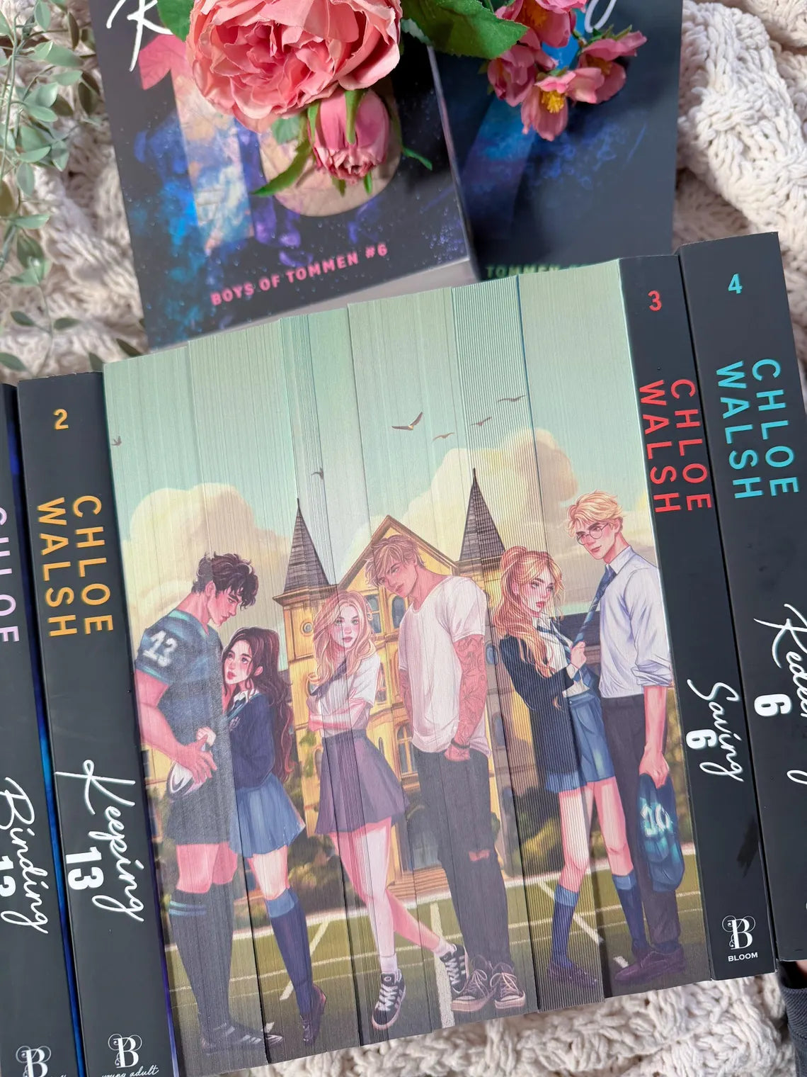 Boys of Tommen Series books 1-6 sprayed edges set special edition