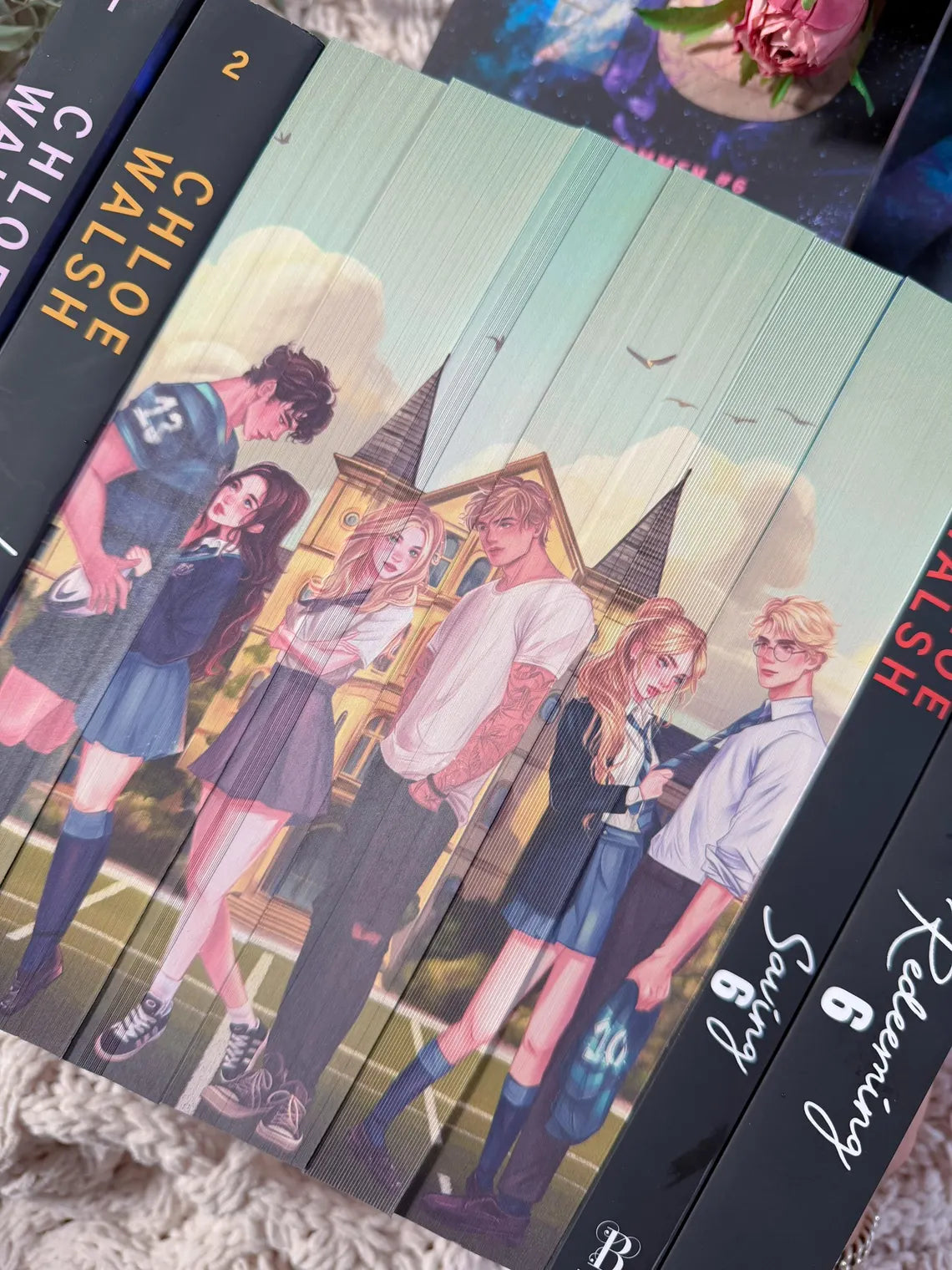 Boys of Tommen Series books 1-6 sprayed edges set special edition
